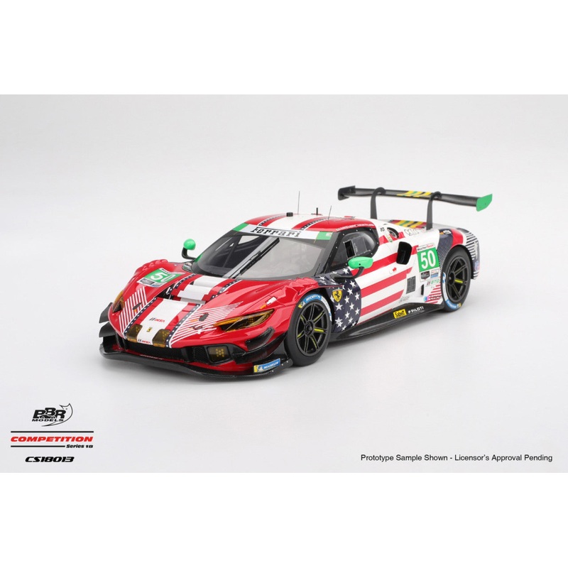 [Preorder] BBR Model 1:18 "Ferrari 296 GT3 #50 Af Corse  2025 IMSA Daytona 24 Hrs"CS18013