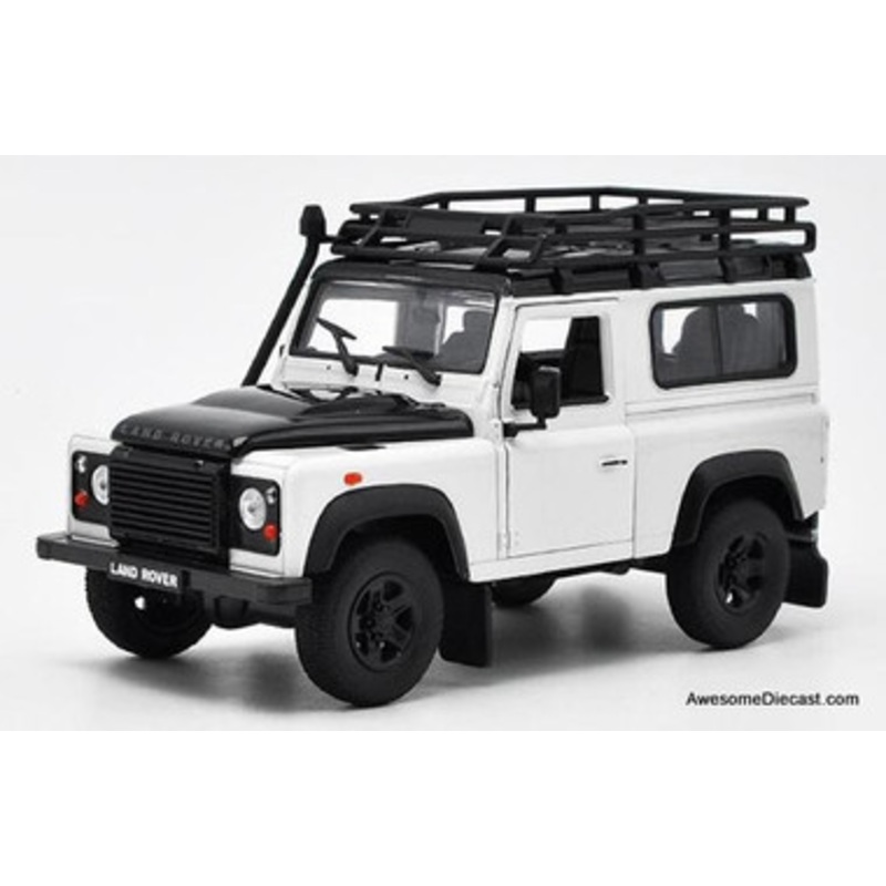 Welly 1:24 Land Rover Defender, White
