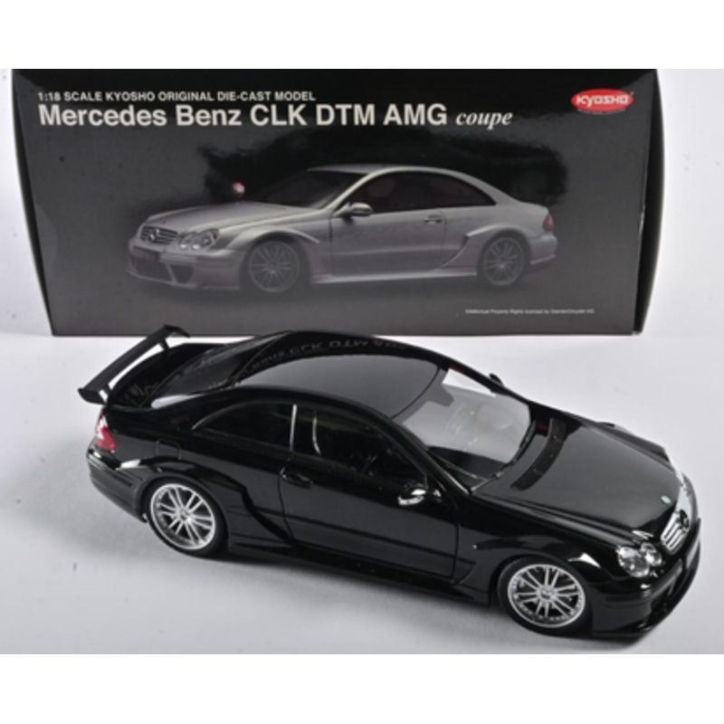 1/18 Kyosho Mercedes-Benz CLK DTM AMG Coupe (Black) Diecast Car Model