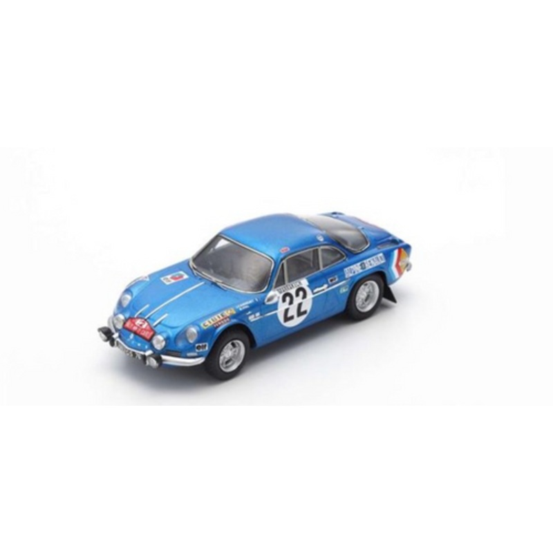 1/43 Alpine A110 No.22 Monte Carlo Rally 1971 J-C. Andruet - M. Vial