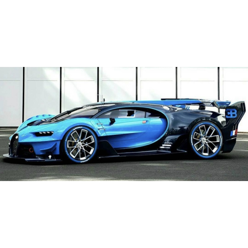 [Preorder] HH Model 1:18 Bugatti Vision GT (5 Colours with Carbon) Ocean Blue/Blue Carbon