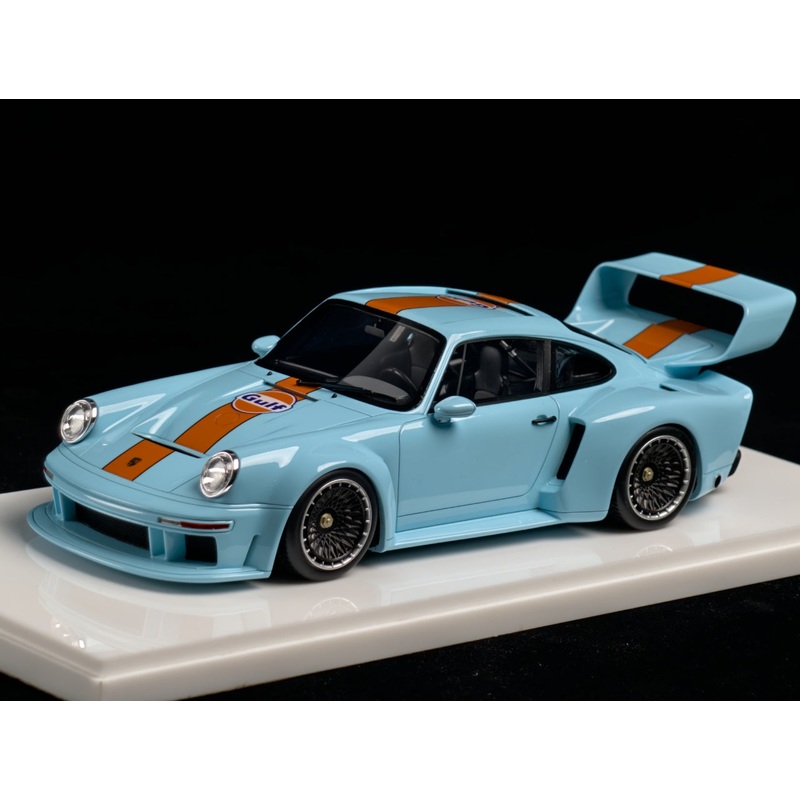 [Preorder] MCM 1:18 Porsche Singer DLS Turbo (4 Versions) Gulf High Tail Carbon Fiber Base