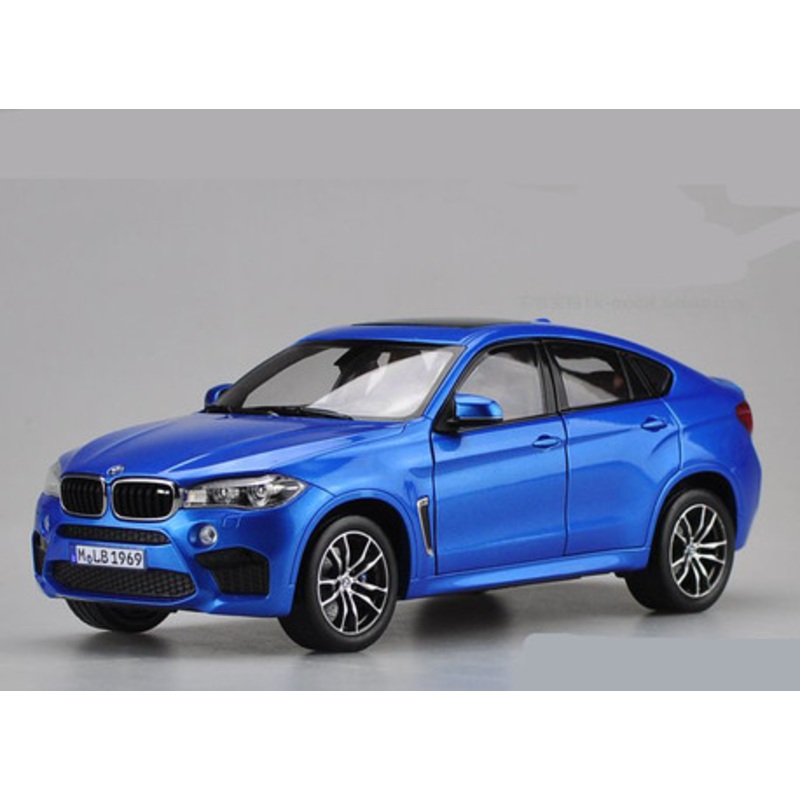 1/18 Dealer Edition 2015-2019 BMW X6M X6 M F86 (Blue) Diecast Car Model