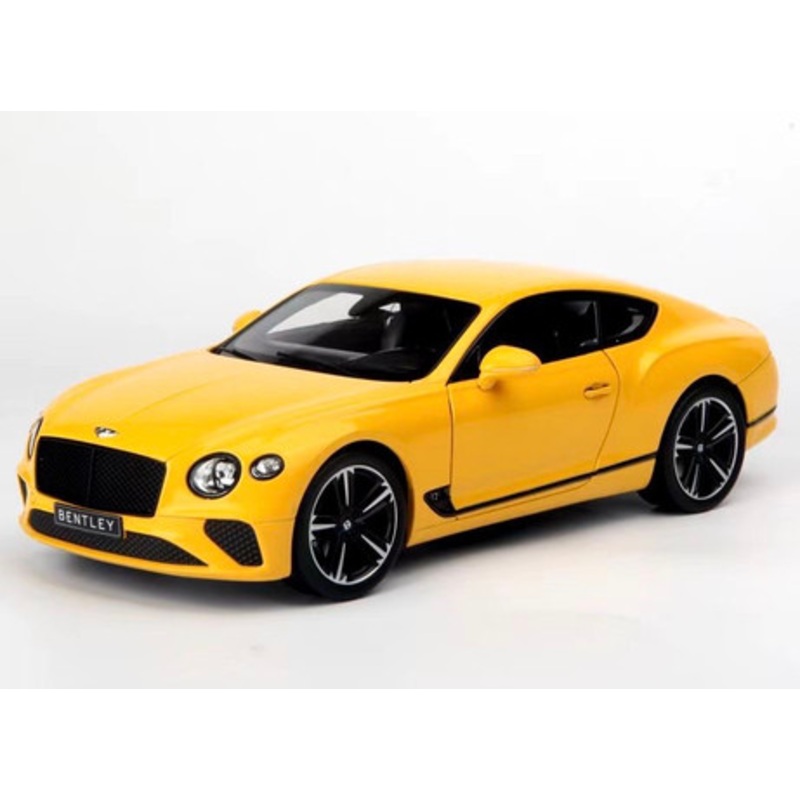 1/18 Norev 2018 Bentley Continental GT (Yellow) Diecast Car Model