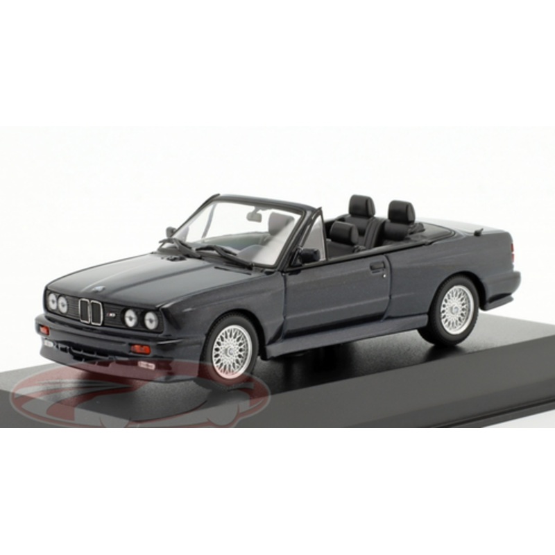 1/43 Minichamps BMW M3 (E30) Cabriolet (Dark Blue Metallic) Car Model