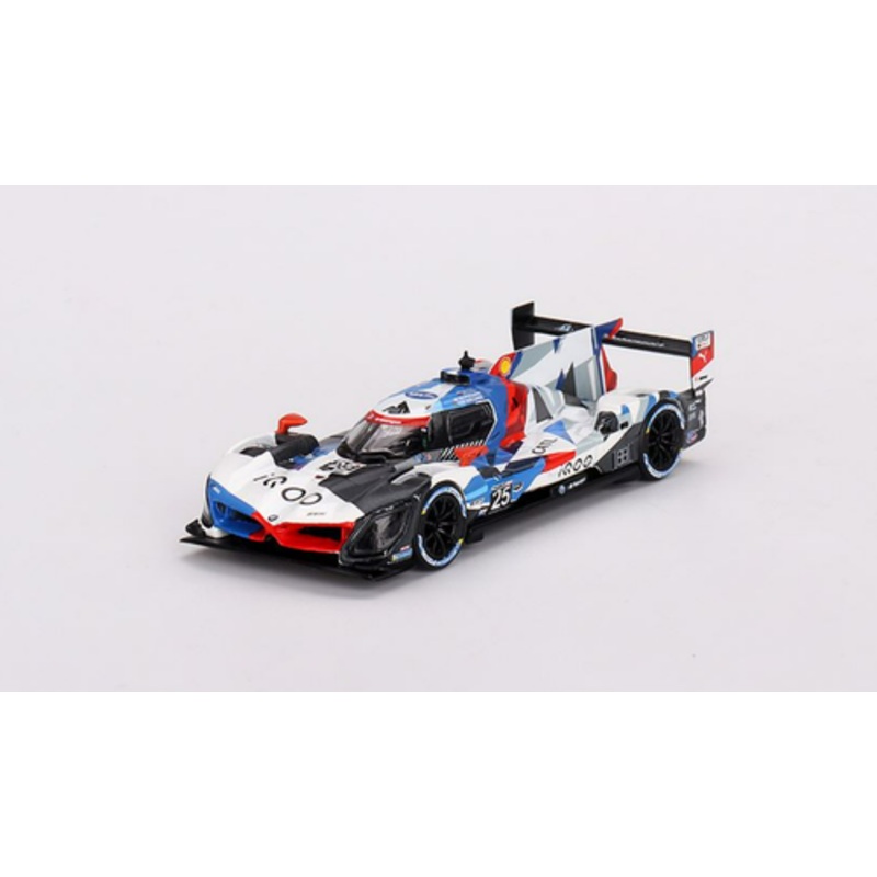 1/64 Mini GT 2023 BMW M Hybrid V8 #25 BMW M Team RLL 2023 IMSA Sebring 12 Hrs 2nd Place Diecast Car Model
