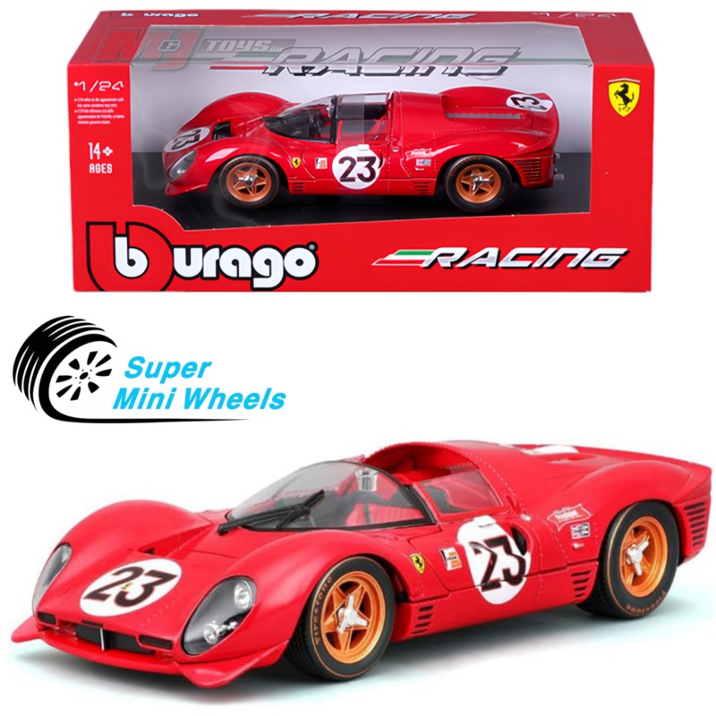 Bburago 1:24 Ferrari 330 P4 #23 Winner 1967 24h Daytona  Ferrari Racing