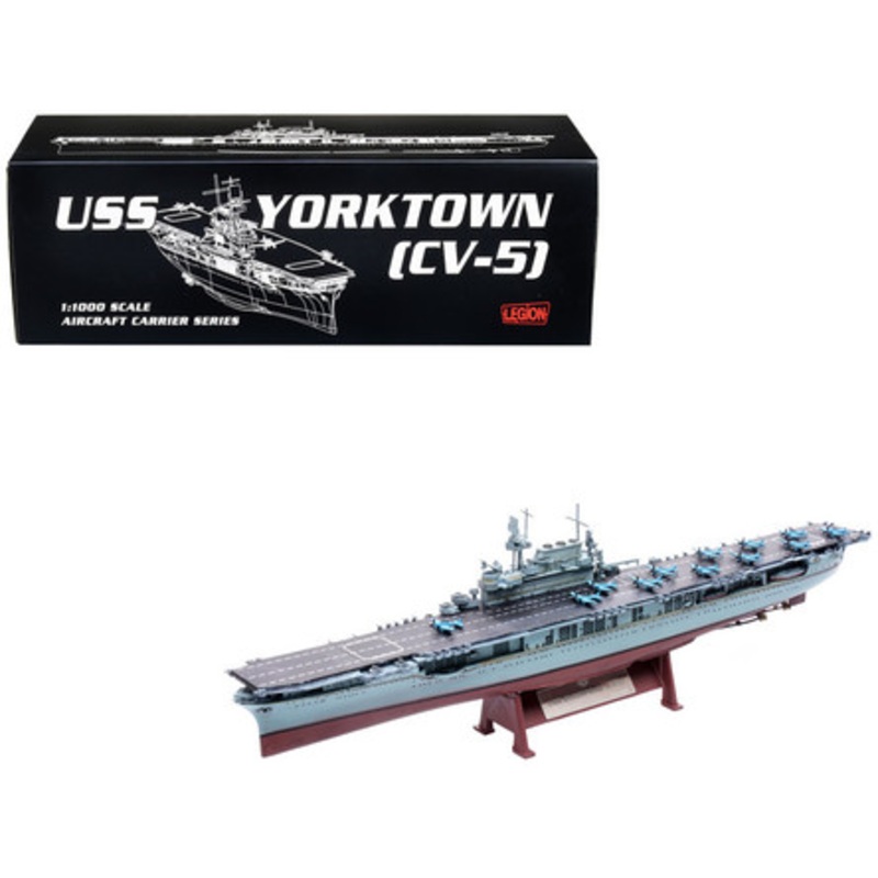 USS Enterprise (CV-6) Aircraft Carrier "US Navy" World War II 1/1000 Diecast Model by Legion