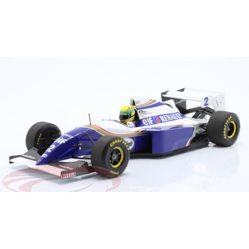 1/12 Minichamps 1994 Formula 1 Ayrton Senna Williams FW16 #2 Pacific GP Japan Tanaka International Circuit Car Model