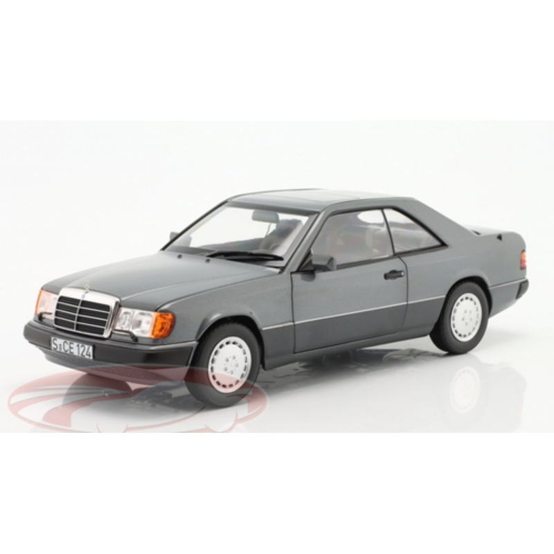 1/18 Dealer Edition 1988-1992 Mercedes-Benz 300 CE-24 Coupe (C124) (Pearl Grey) Diecast Car Model