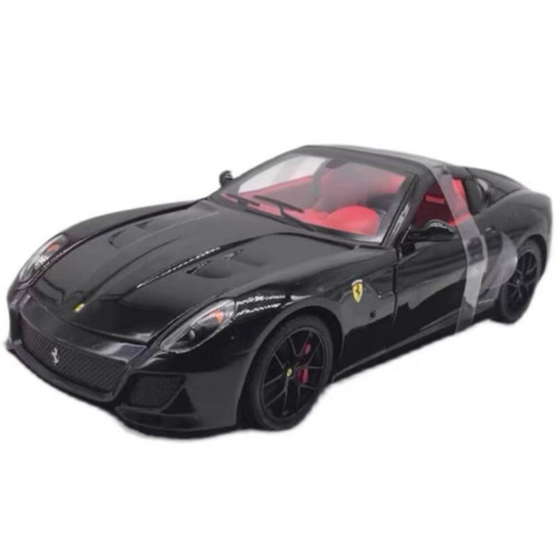 1/18 Hot Wheels Ferrari 599 GTO (Black) Diecast Car Model
