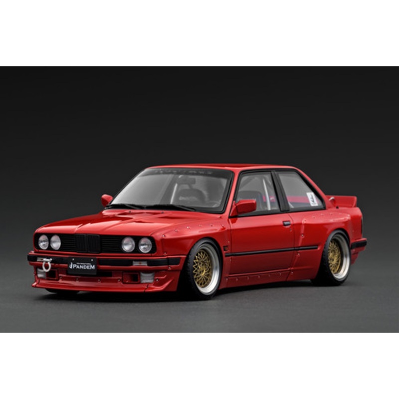 1/18 IG Ignition Model BMW E30 Pandem (Red) Car Model