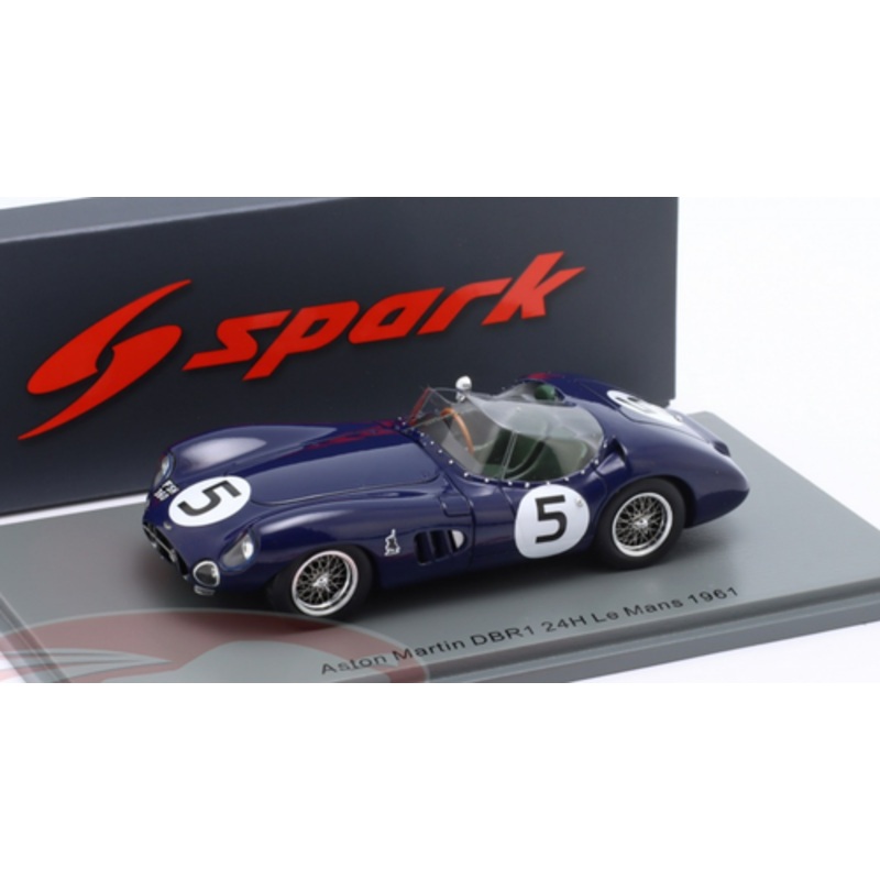 1/43 Spark 1961 Aston Martin DBR1 #5 24h LeMans Border Reivers Jim Clark, Ron Flockhart Car Model