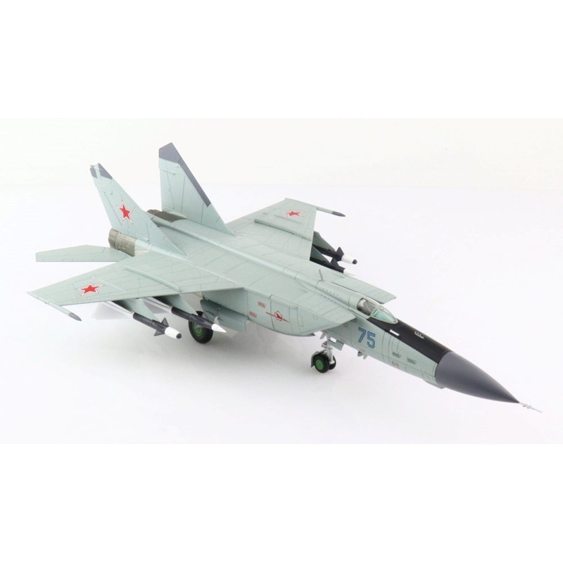 Mikoyan-Gurevich MiG-25 Foxbat - "Blue 74" Soviet Air Force - 1979 - 1/72 Scale Diecast Metal Airplane by Hobby Master