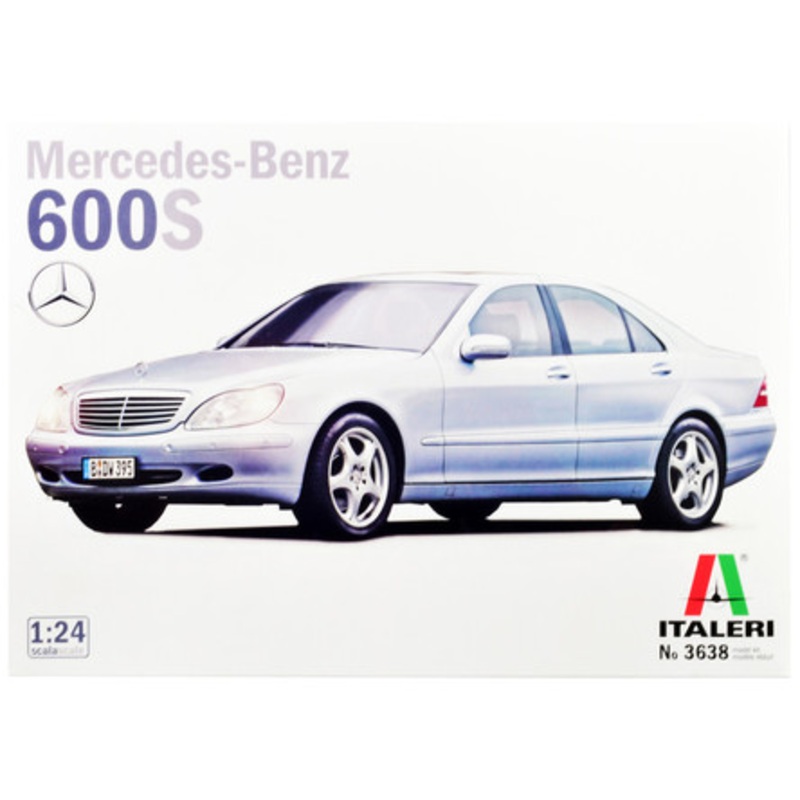 Skill 3 Model Kit Mercedes Benz 600S 1/24 Scale Model by Italeri
