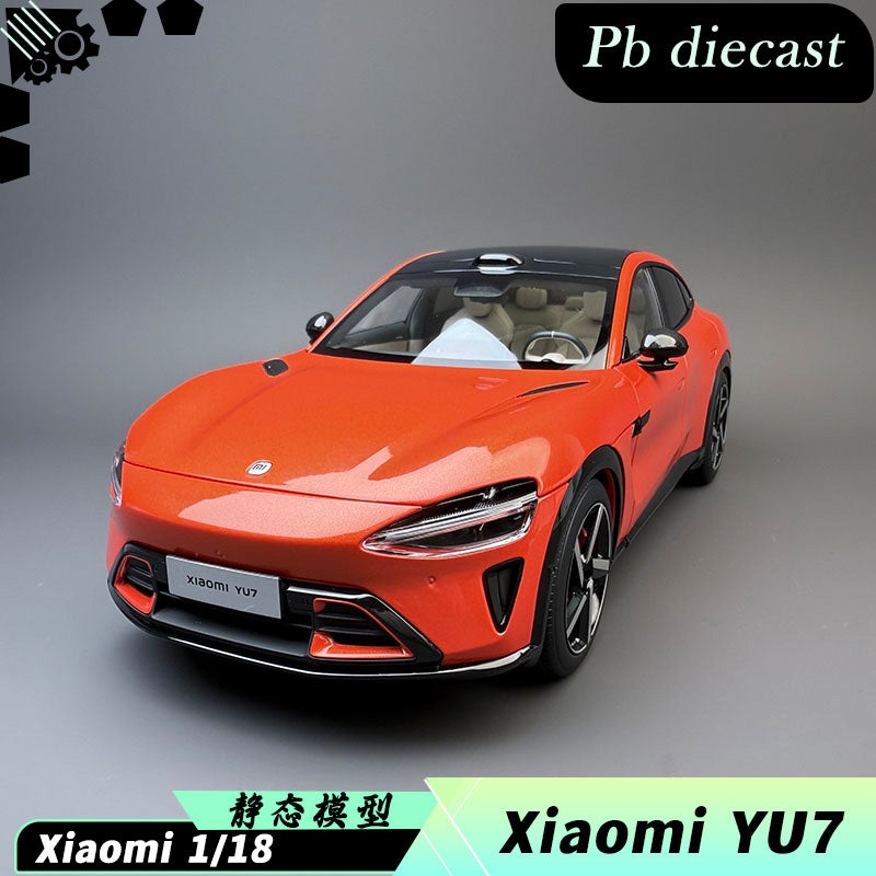 Xiaomi YU7 1:18 Diecast Car Model  Orange