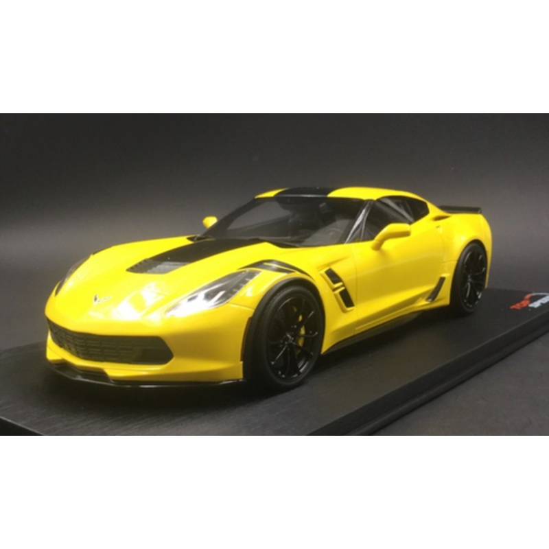1/18 Chevrolet Chevy Corvette C7 Grand Sport (Yellow) Resin Car Model