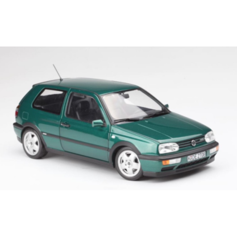 1/18 Norev 1996 Volkswagen VW Golf III VR6 3rd Generation (MK3/A3, Typ 1H/1E/1V; 19911998) (Green) Diecast Car Model