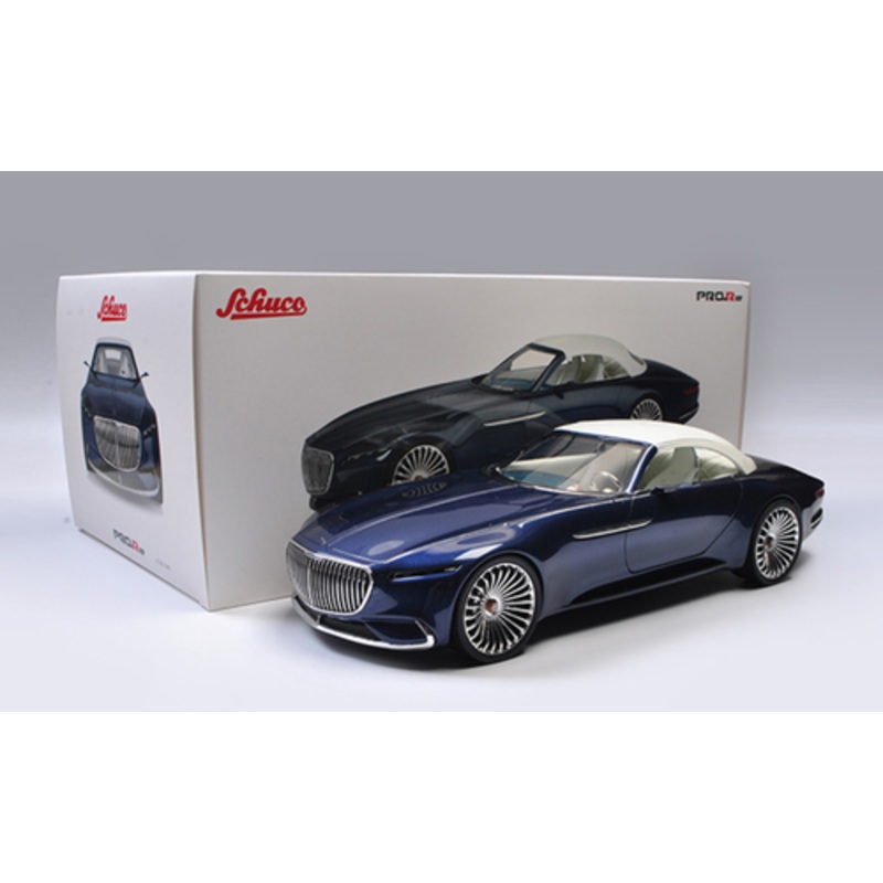 1/18 Schuco Mercedes-Benz MB Mercedes Maybach Vision 6 Cabriolet with Top (Blue) Resin Car Model