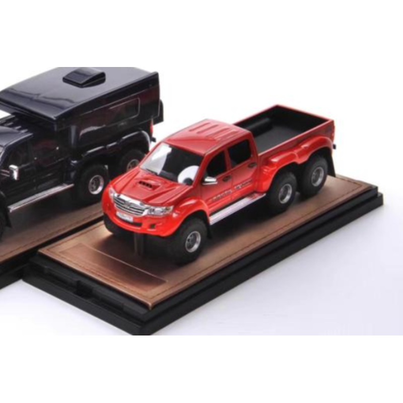 1/43 GLM Toyota Hilux AT44 6X6 (Red) Car Model