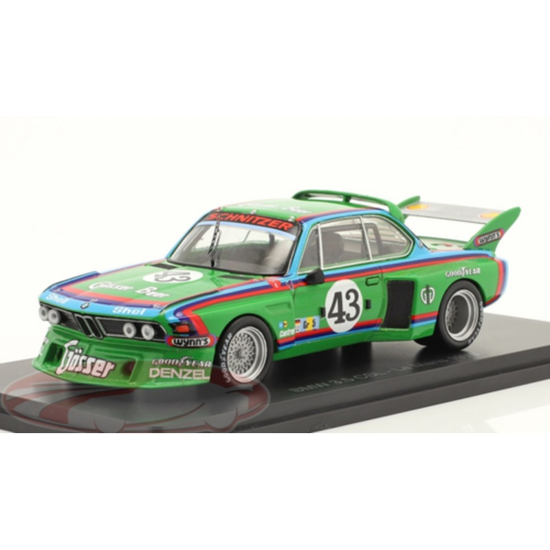 1/43 Spark 1976 BMW 3.5 CSL #43 24h LeMans BMW Schnitzer Motorsport GmbH Dieter Quester, Albrecht Krebs, Alain Peltier Car Model