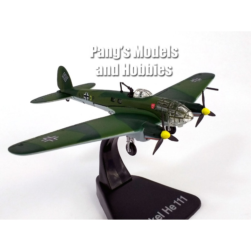 Heinkel He 111 (He-111) German Bomber - 1/144 Scale Diecast Model by Atlas
