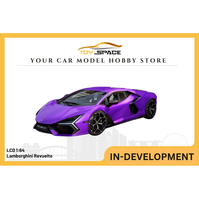 [LCD] 1:64 Lamborghini Revuelto Purple