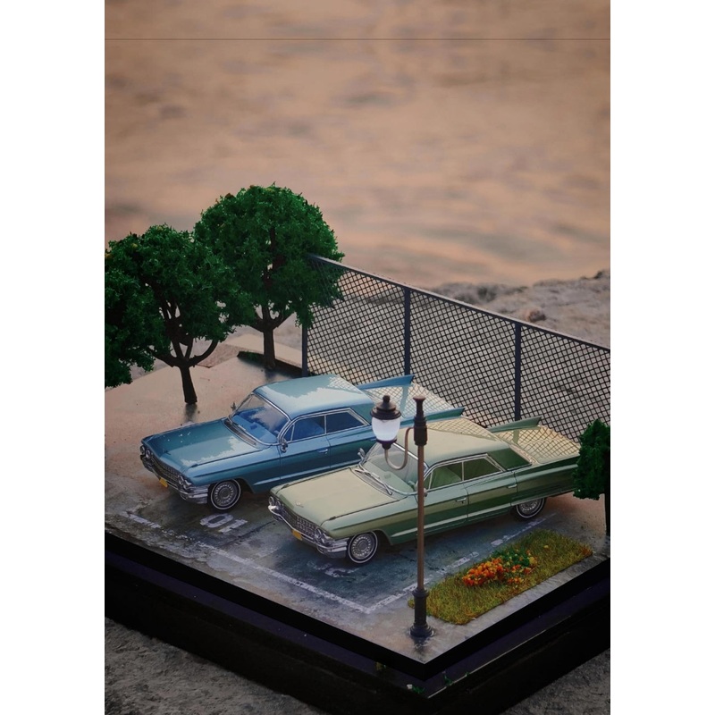 [Preorder] MK Miniatures 1:64 1962 Cadillac Sedan Deville (2 Colours) Ice Blue