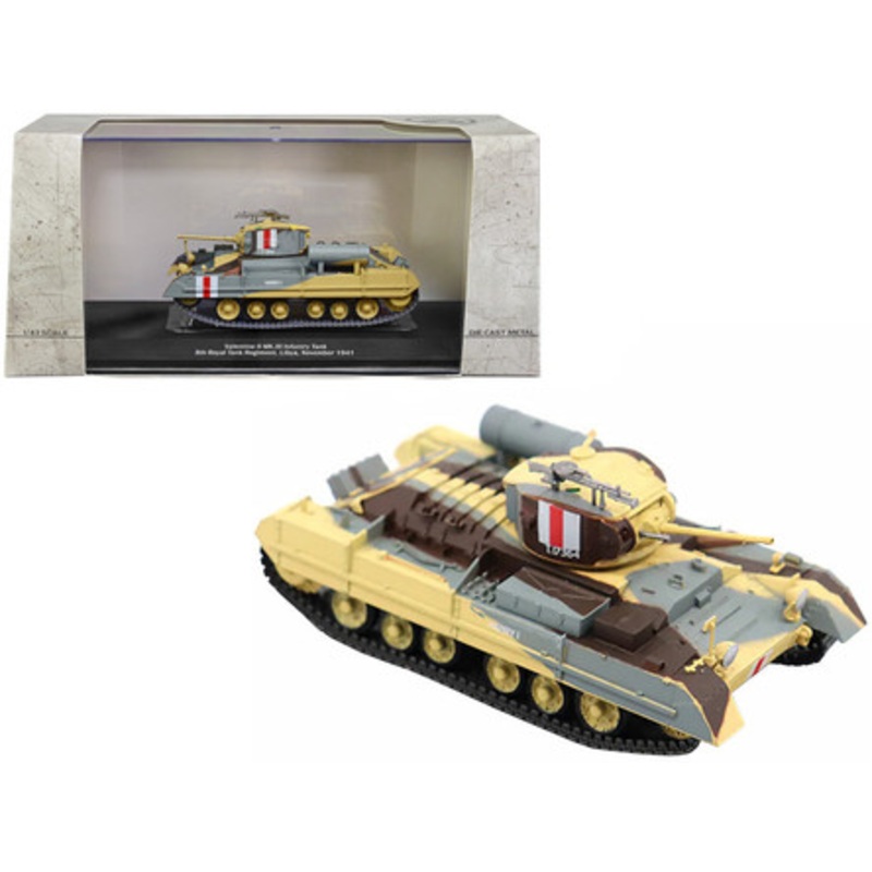 "Valentine MK.II" Infantry Tank MK.III "Harry I" "UK 8th Royal Tank Regiment Libya November 1941" 1/43 Diecast Model by AFVs of WWII