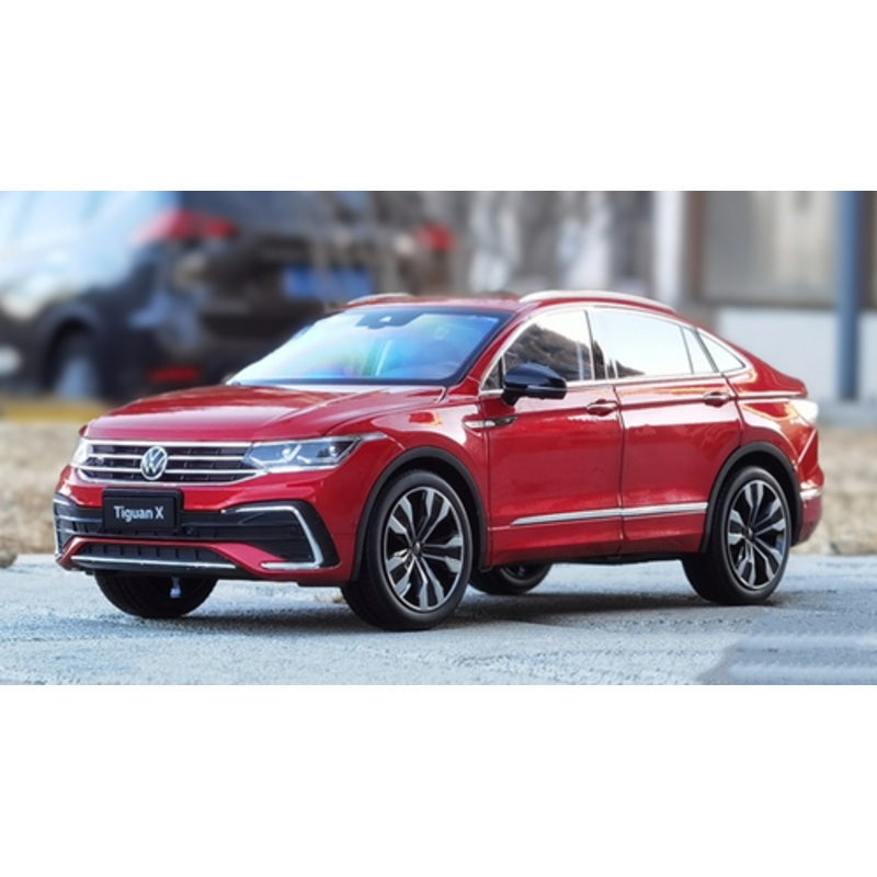 1/18 Dealer Edition 2021 Volkswagen VW Tiguan X (Red) Diecast Car Model