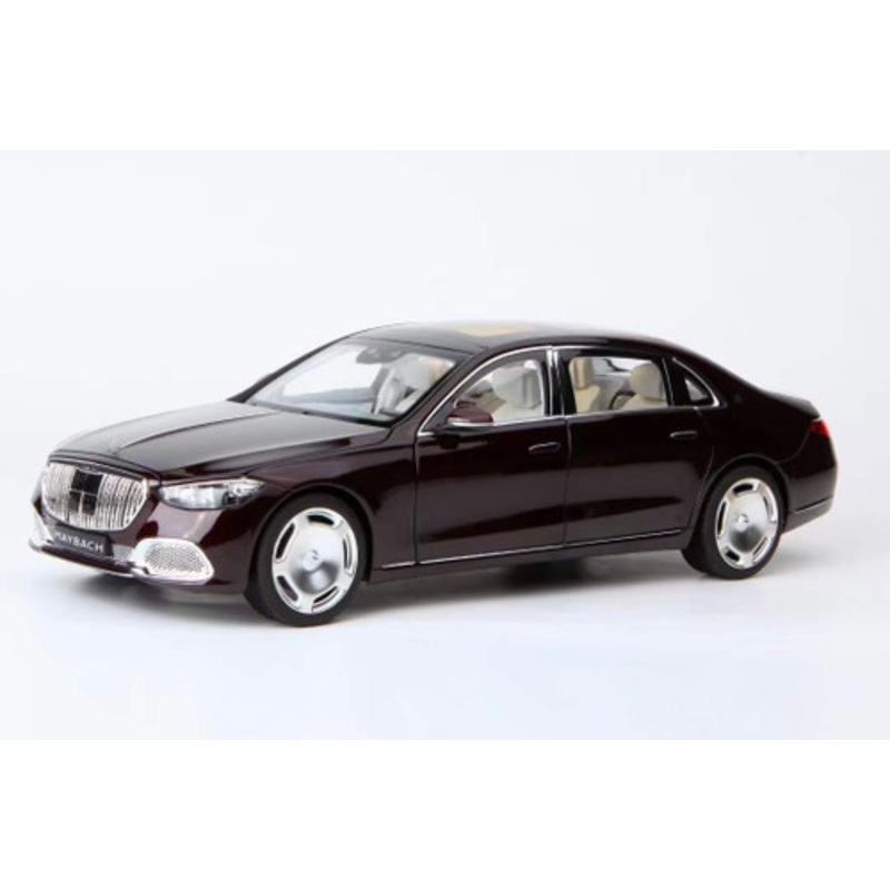 1/18 Norev Mercedes-Benz Mercedes Maybach S680 (Ruby Red Metallic) Diecast Car Model