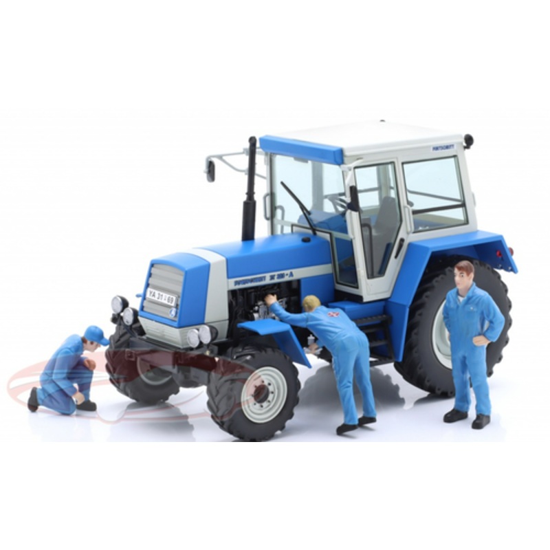 1/32 Schuco Fortschritt ZT 323 (White & Blue) Car Model