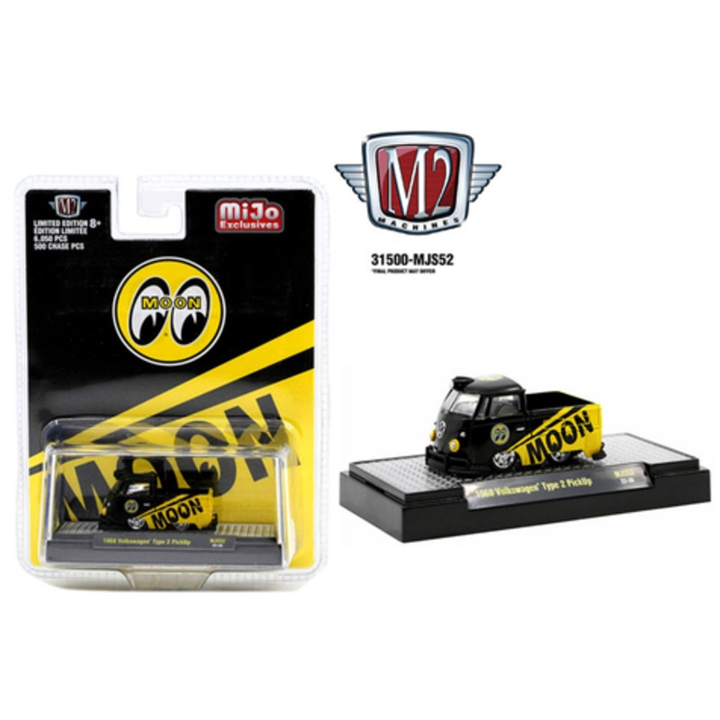 1/64 M2 Machines 1960 Custom Volkswagen Short Pickup Mooneyes Edition Diecast Car Model