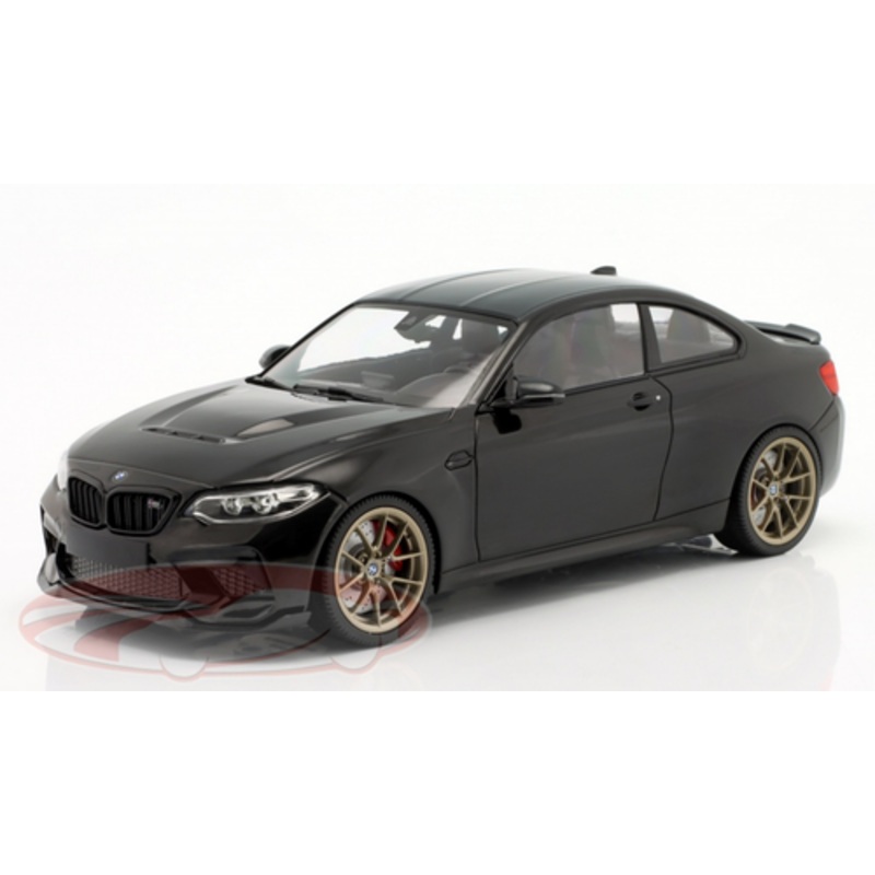 1/18 Minichamps BMW M2 CS F87 (Black Metallic with Golden Wheels) Diecast Car Model