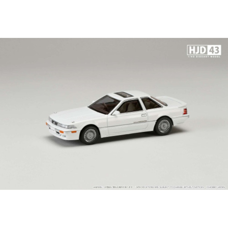 1/43 Ignition Model & Hobby Japan Toyota Soarer 3000 Twincam 24 Twin Turbo GT-Twin Turbo L (GZ20) (Super White IV) Diecast Car Model HJD432006W