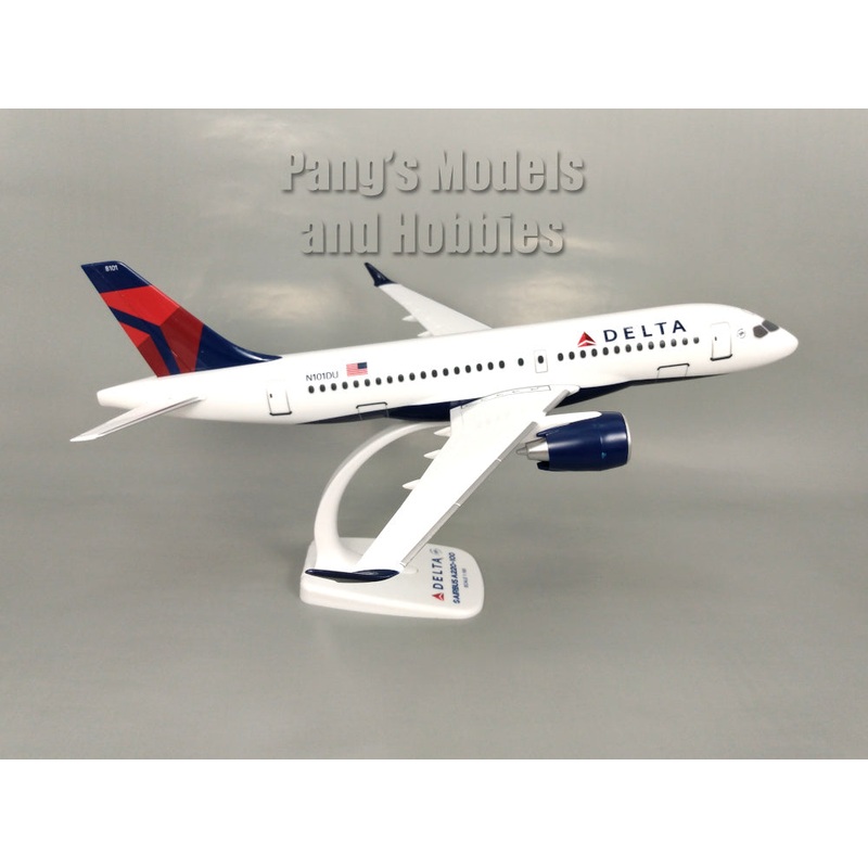 Airbus A220 A220-100 CS100 1/100 Scale Model Airplane by Flight Miniatures