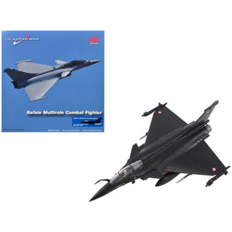 Dassault Rafale C Fighter Aircraft "C01 Farnborough Airshow" (1992) Armee de l'Air (French Air Force) "Air Power Series" 1/72 Diecast Model by Hobby Master