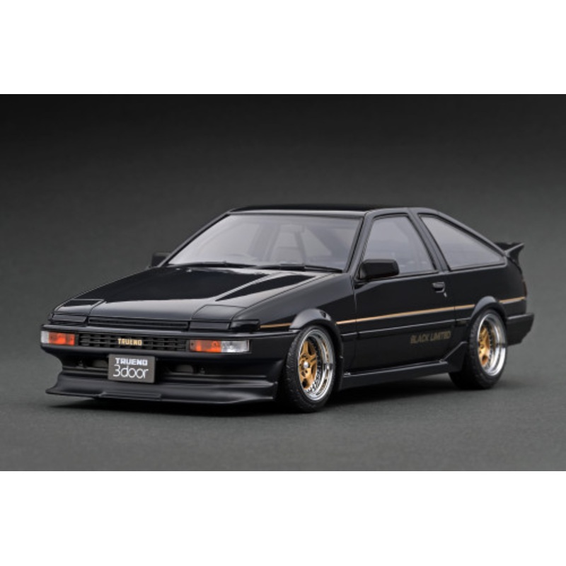 1/18 Ignition Model Toyota Sprinter Trueno (AE86) 3Door GT Apex (Black) Car Model