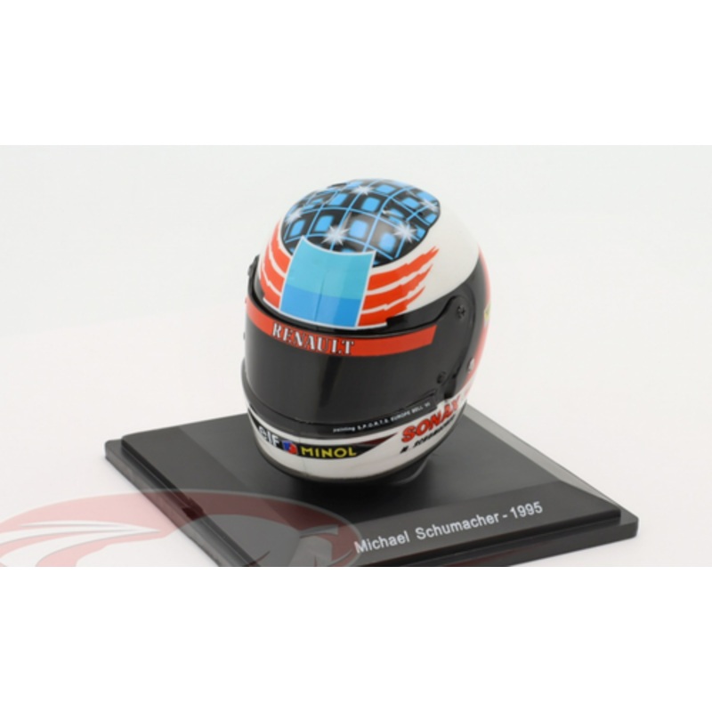 1/5 Spark 1995 M. Schumacher #1 Benetton Formula 1 World Champion Helmet Model