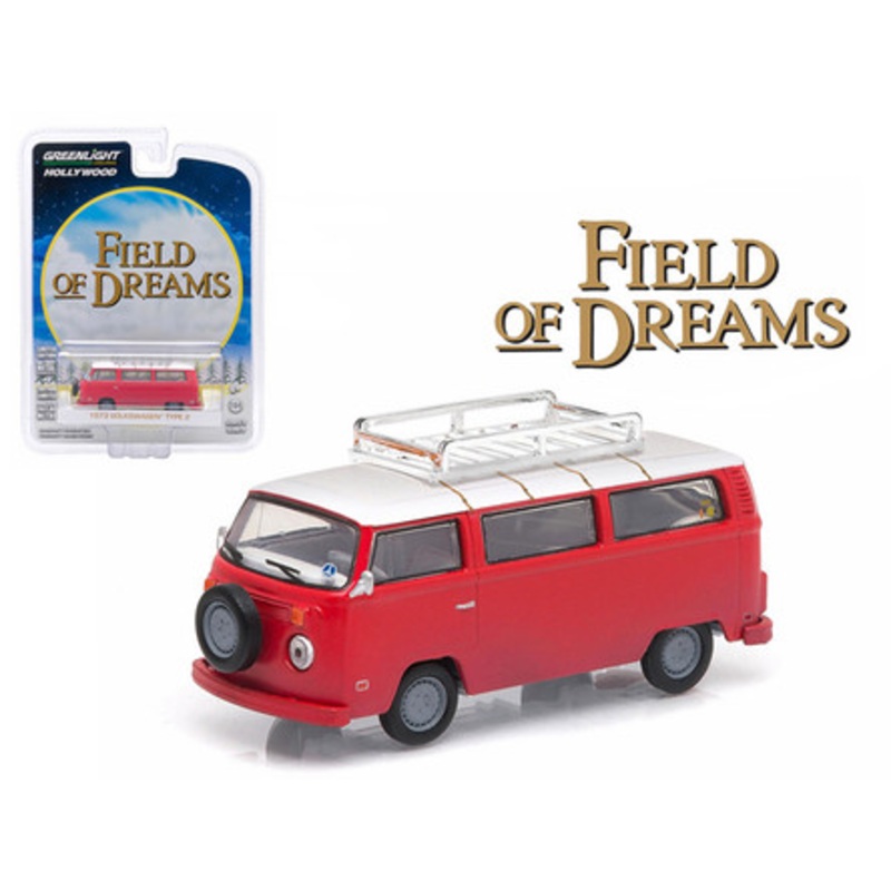 1973 Volkswagen Type 2 (T2B) Bus "Field of Dreams" (1989) Movie Hollywood Series 9 1/64 Diecast Model by Greenlight