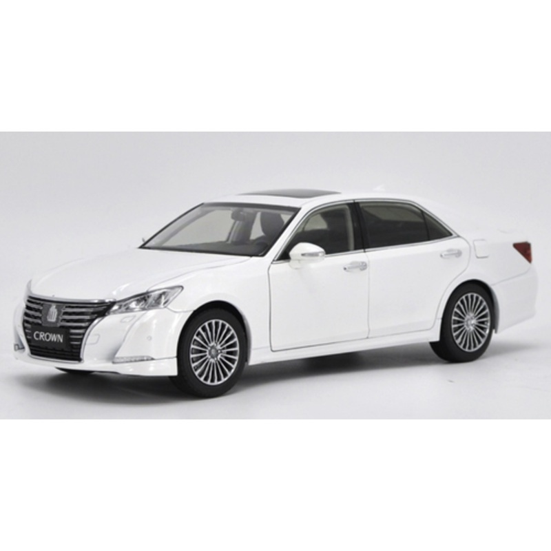 1/18 Dealer Edition Toyota Crown 14th Generation (S210 Model: 20122018) (White) Diecast Car Model