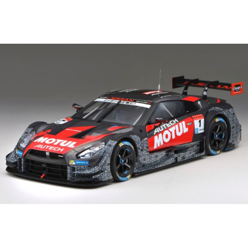 1/18 Ebbro 2015 Nissan GT-R GT500 #1 Super GT Series Test Okayama Nismo Tsugio Matsuda, Ronnie Quintarelli Diecast Car Model