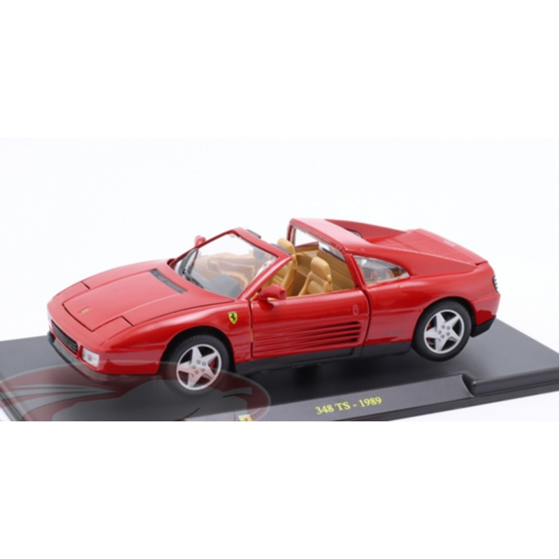1/24 BBurago 1989 Ferrari 348 TS (Red) Diecast Car Model