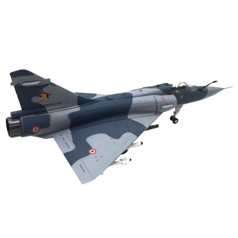Dassault Mirage 2000C Fighter Aircraft "EC 1/12 Cambresis SPA 162 Tigre NATO Tiger Meet Belgium" (2009) Armee de l'Air (French Air Force)  1/100 Diecast Model Airplane