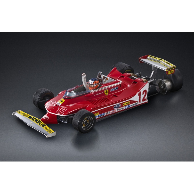 Ferrari - 312 T4 n12 (1979) 1:18 GPGV02 - Zandwoort GP  - Gilles Villeneuve - With Driver & NEW Package - GP Replicas