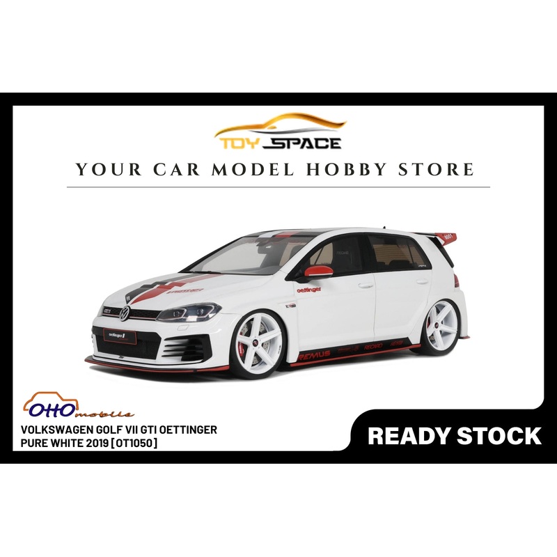 [OTTOMOBILE] 1:18 Volkswagen Golf VII GTI Oettinger Pure White 2019 [OT1050]