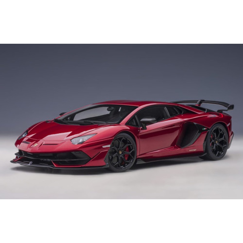 1/18 AUTOart Lamborghini Aventador SVJ (Rosso Efesto Metallic Red) Car Model