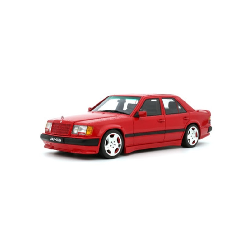 1/18 OTTO 1987 Mercedes-Benz 300E 6.0 AMG (Red) Car Model