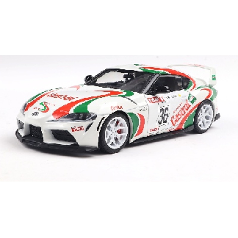 1/18 Solido 2024 Toyota GR Supra Toyota Racing Trubute White Diecast Car Model