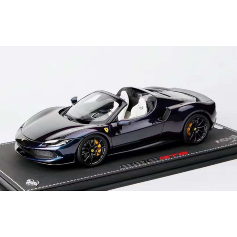 1/18 BBR Ferrari 296 GTS (Purple) Resin Car Model Limited 18 Pieces